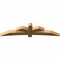 Ekena Millwork Davenport Rough Sawn Timber Gable Bracket, Western Red Cedar, 96"W x 24"H x 6"D x 6"F, 6/12 Pitch GBW096X24X0606DAV00RWR - alternate 3